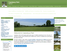 Tablet Screenshot of cassioburypark.info